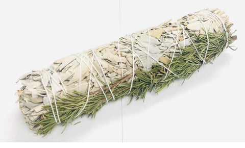 White Sage with Rosemary 9 inch White Sage with Rosemary 9 inch