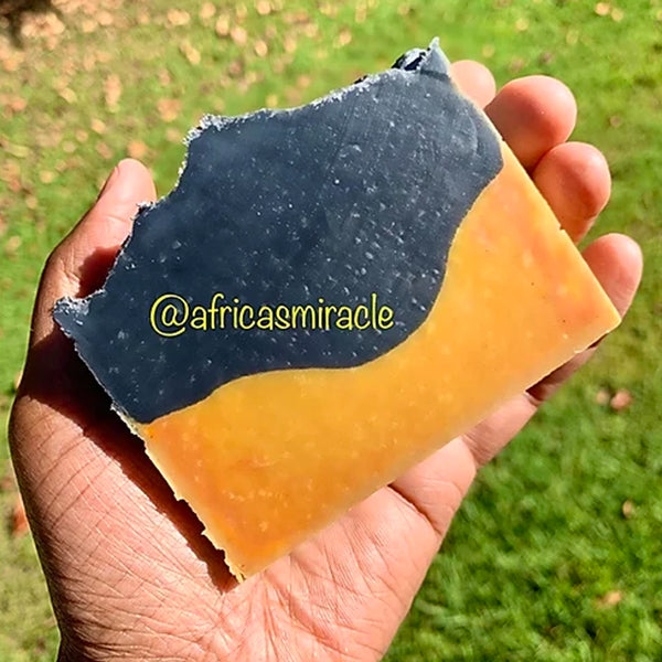 Charcoal/Turmeric Face & Body Bar Africa's Miracle