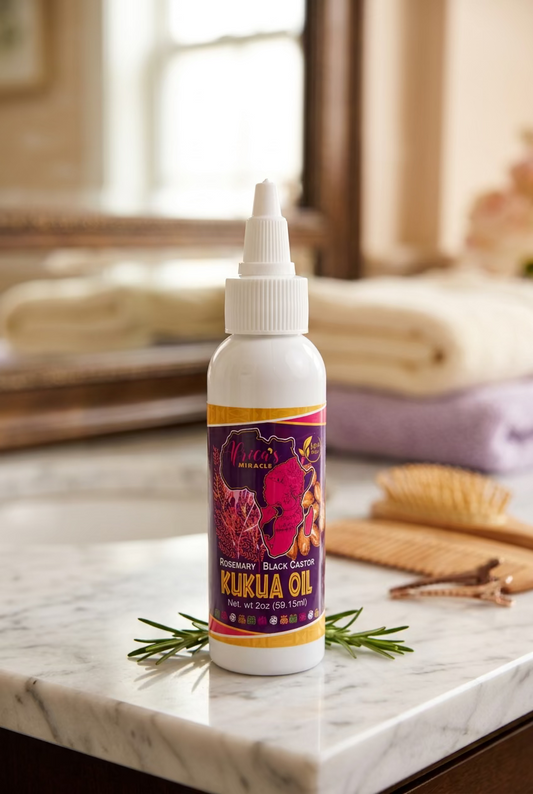 KUKUA OIL Rosemary  | Black Castor Oil (2 oz)