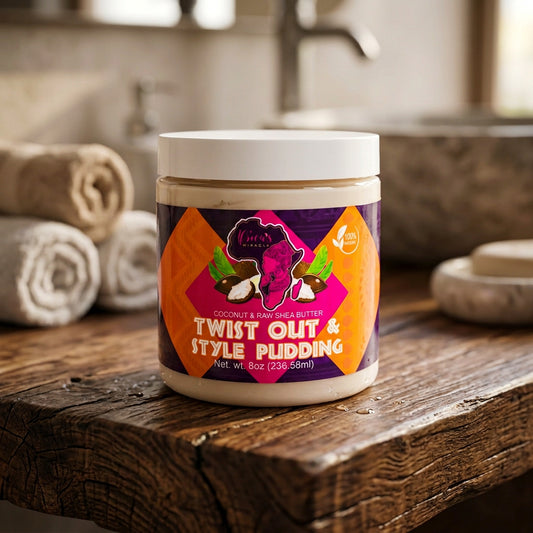 Coconut Shea Twist Out & Style Pudding 8 oz.
