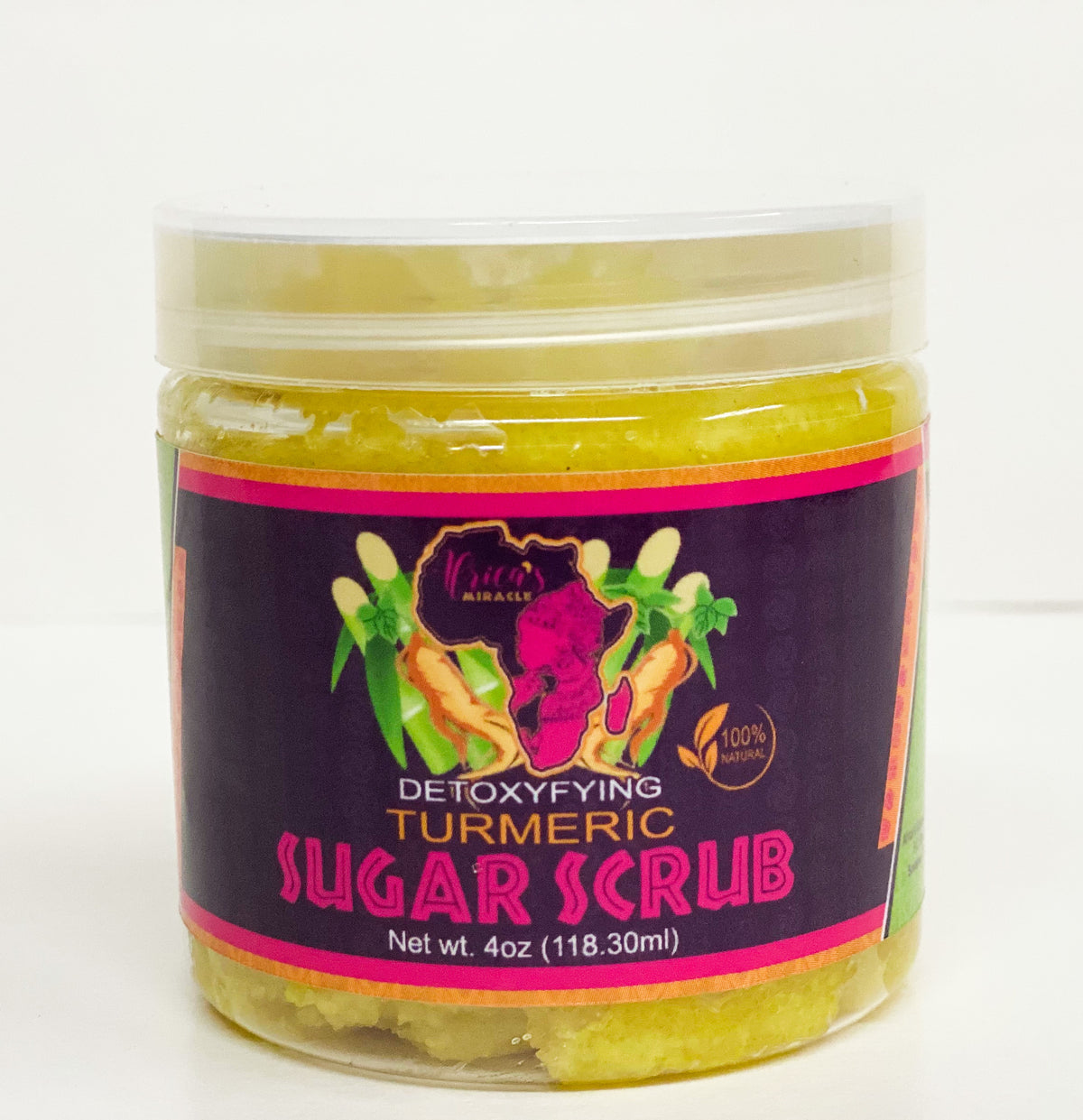 Detoxifying Facial Turmeric Sugar Scrub