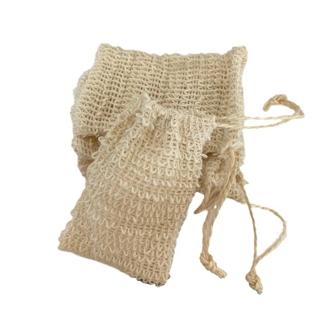 REUSABLE Bamboo Drawstring Bubbly Soap Bags